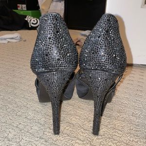 Steve Madden sparkly black heels